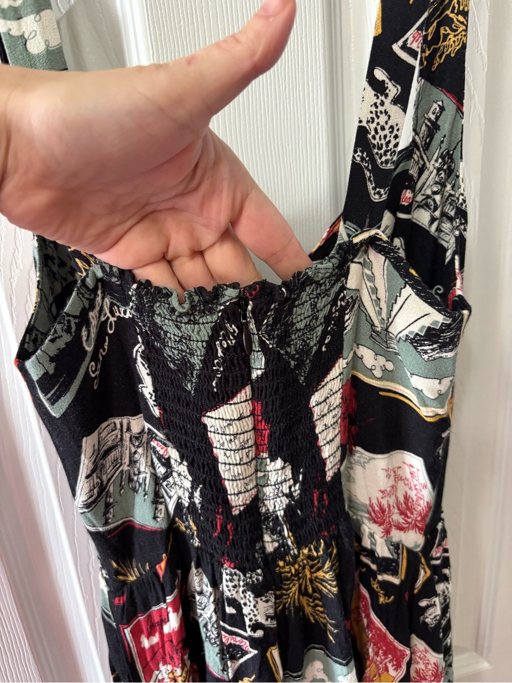 Reformation Brixton Postcard Midi Dress Women’s Size 4 - Picture 8 of 13